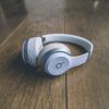 white Beats by Dr. Dre wireless headphones
